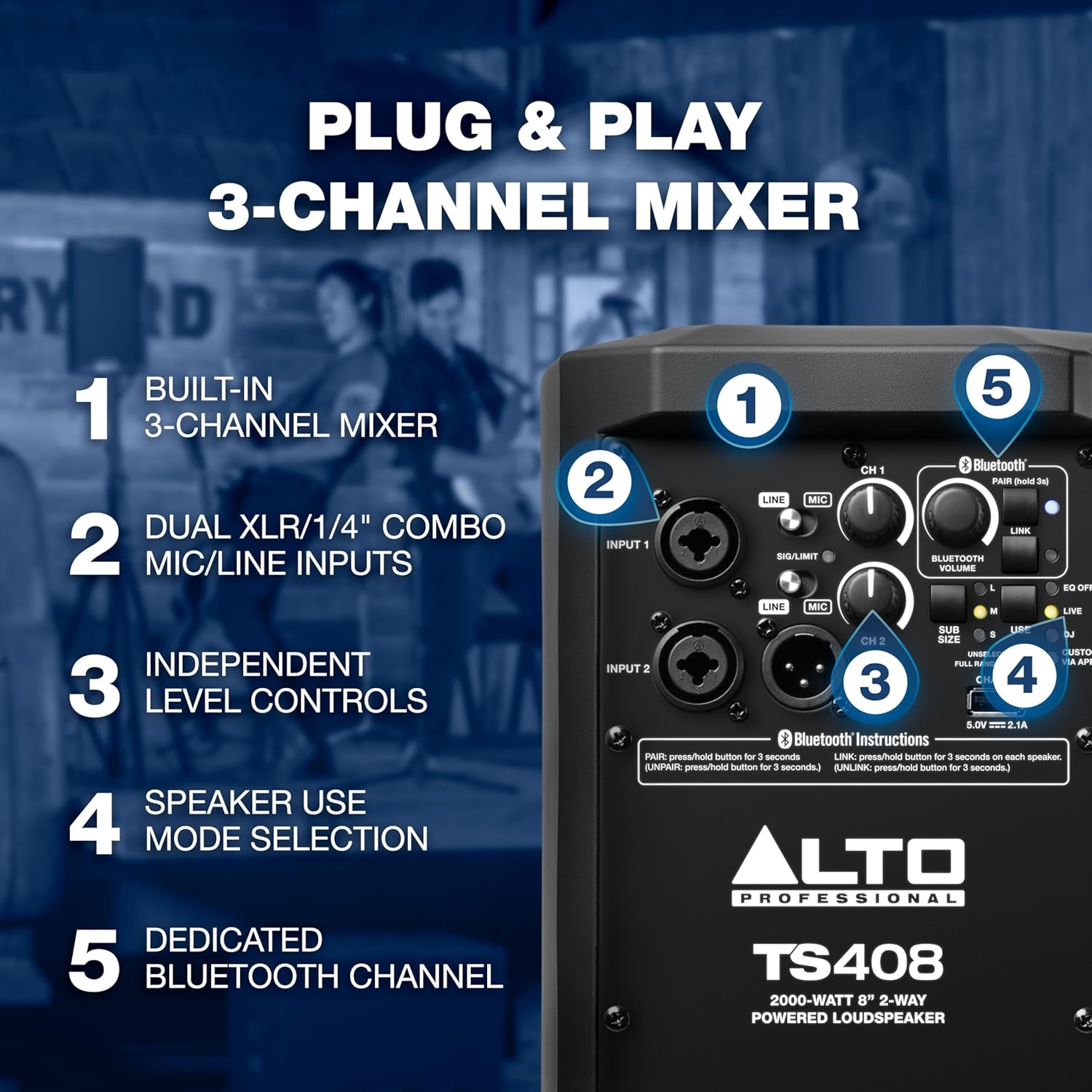 ALTO TS408 2000W 8