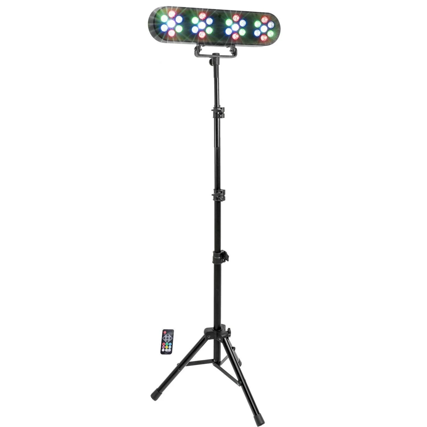PLS FUNLED 4 Par Cans Party Bar with Stand and Remote
