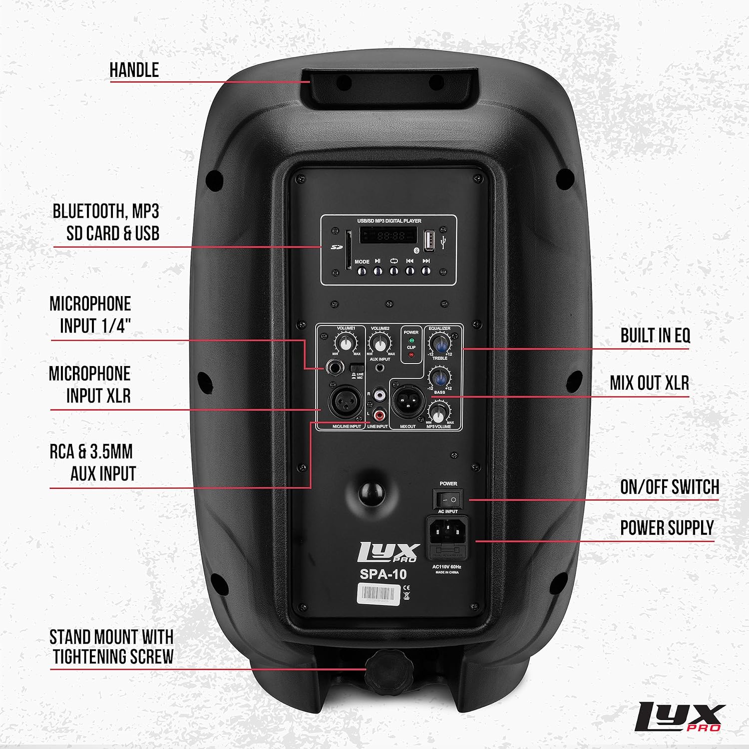 LyxPro SPA-8 Compact 8