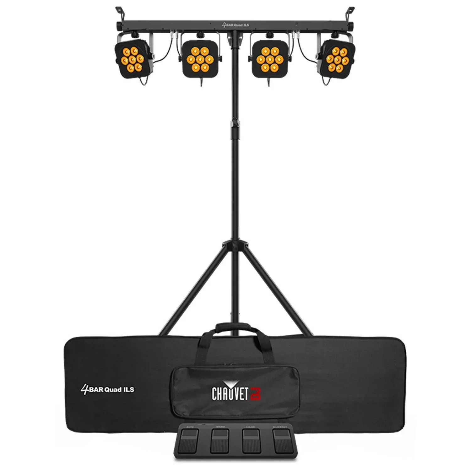 Chauvet DJ 4Bar Quad ILS RBA 4-Head Wash Tripod Lighting System