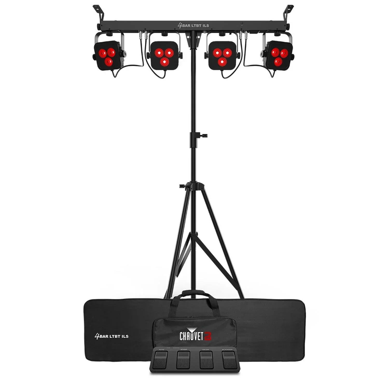 Chauvet 4Bar LTBT ILS 4-Head Wash Tripod With Bluetooth