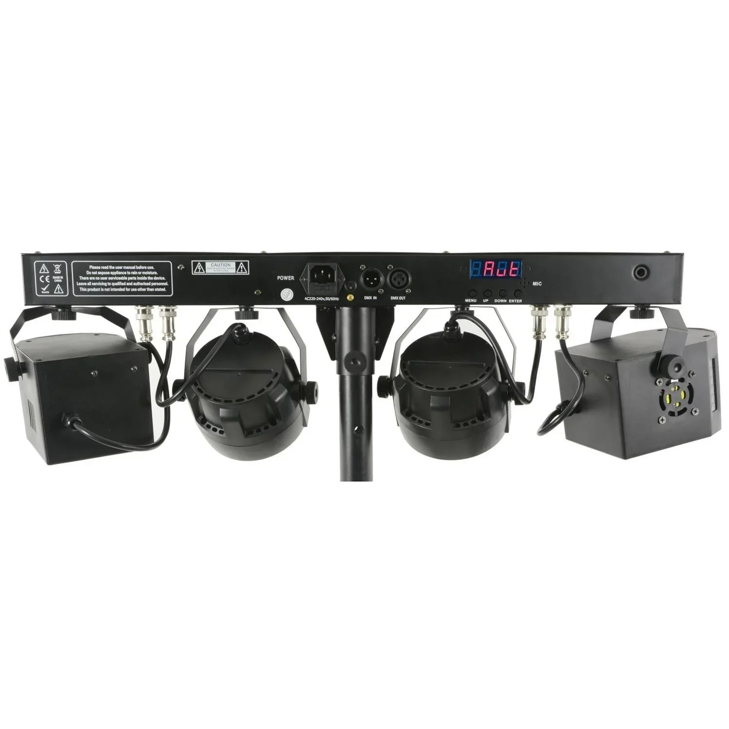 QTX Derby FX Bar LED Party Bar with Stand