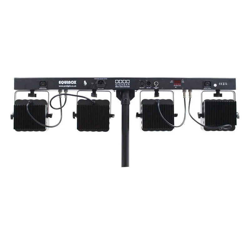 Equinox Gigabar MKII 4 x 30W RGB COB Bar System