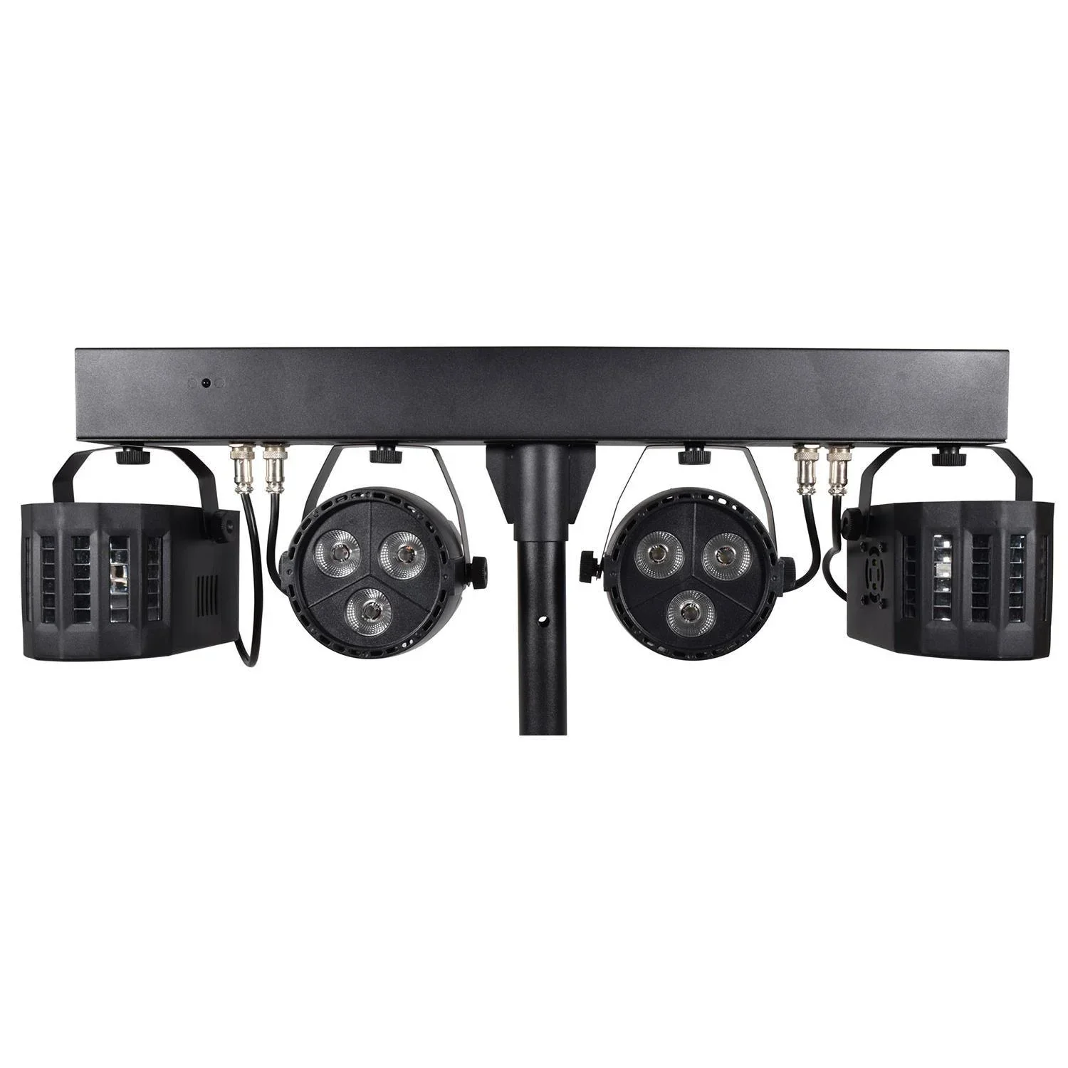 QTX Rechargeable LED Derby and Par Bar with Tripod, Remote and Carry Bag