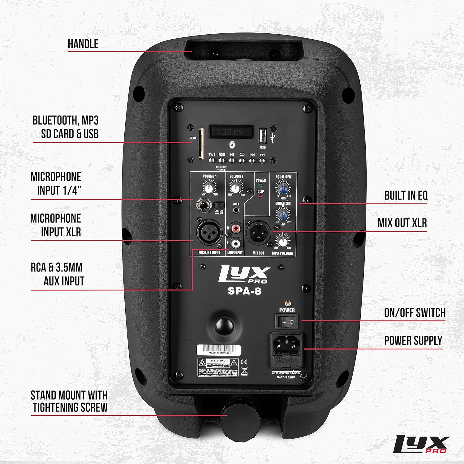LyxPro SPA-8 Compact 8