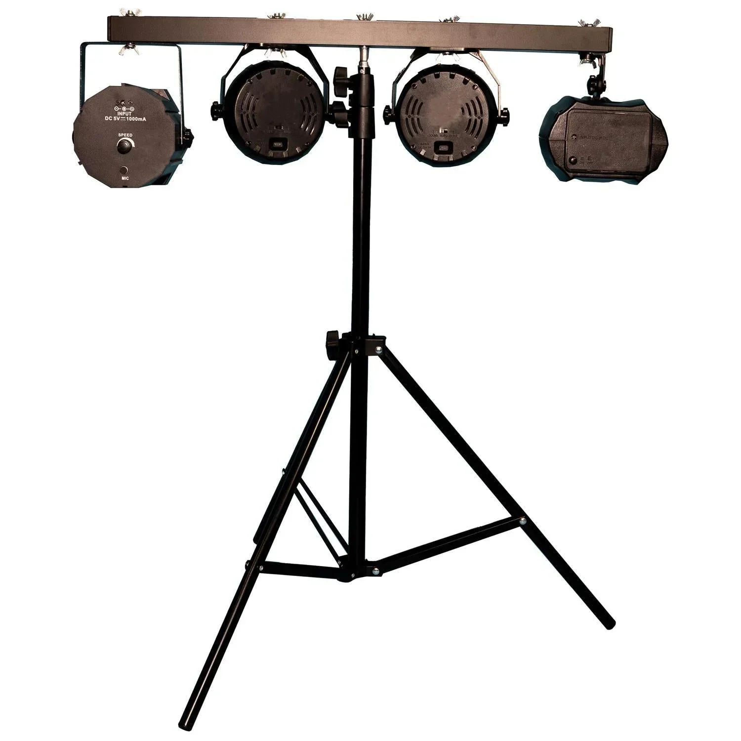FXLAB Mobile DJ Lighting Kit with 4 LED Lighting Effects