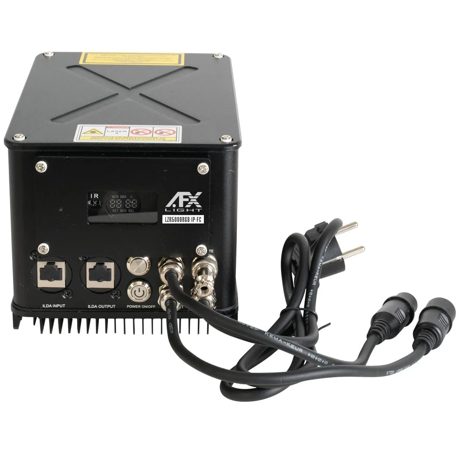 AFX LZR5000RGB-IP-FC IP65 5w RGB ILDA/DMX Laser with Flight Case