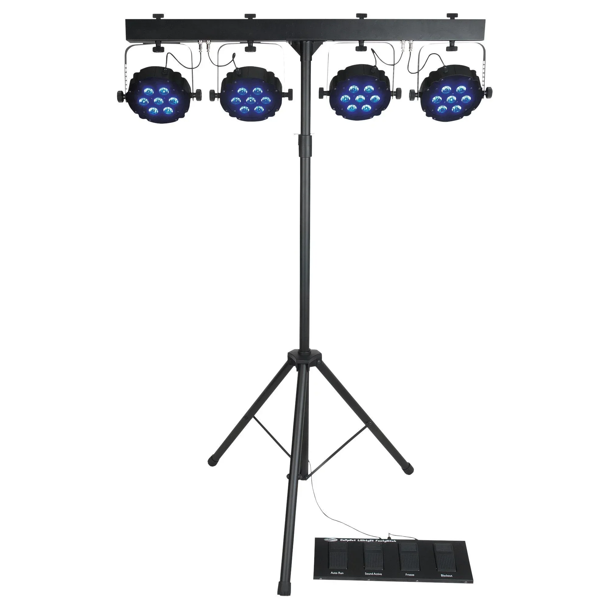 Showtec Compact Power Light Set MKII With Bag, Footswitch, and Stand