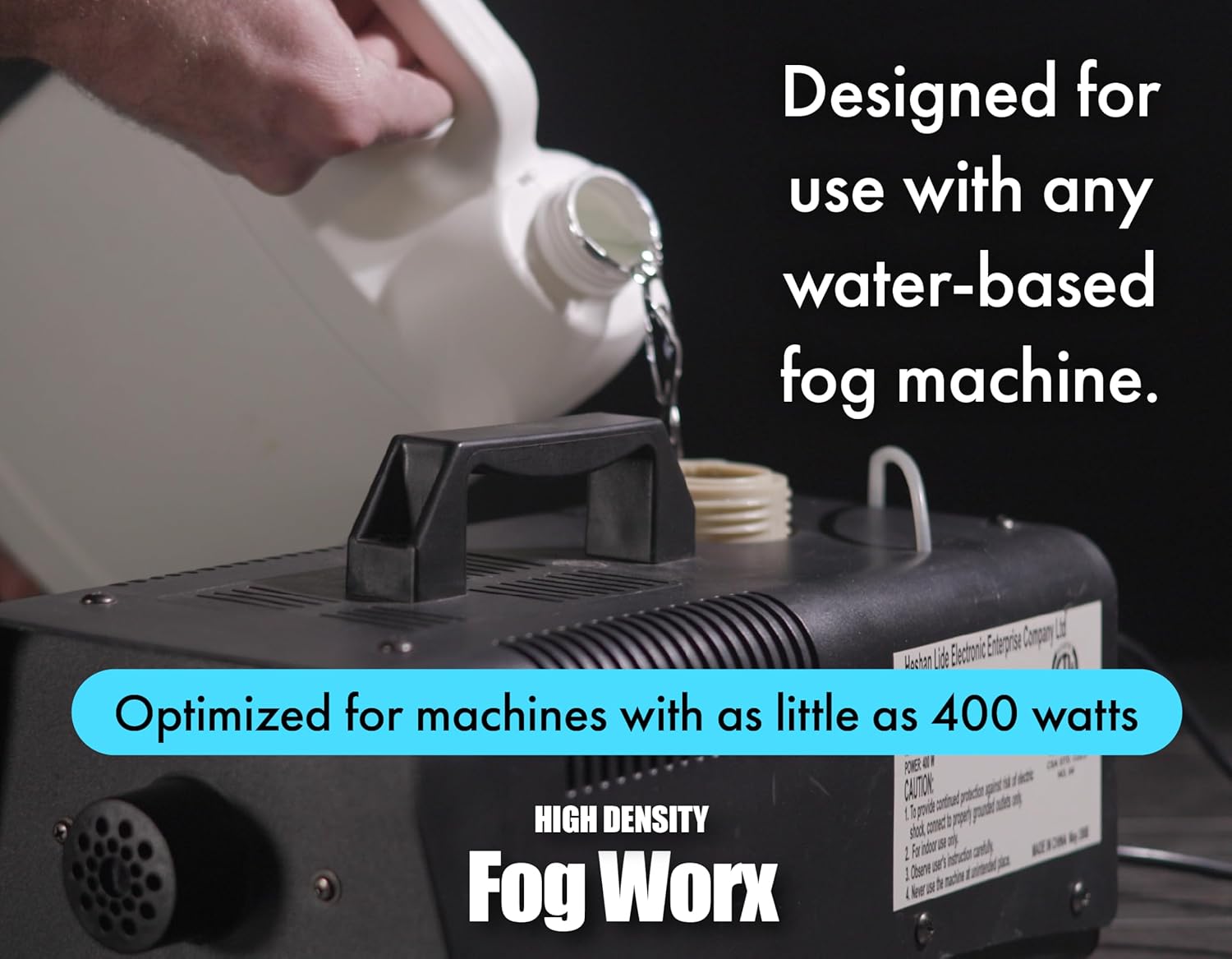 FogWorx Extreme High Density Fog Juice - Quart – 32 Fluid Ounces of Long Lasting, High Output, Odorless Water Based Machine Fluid for 400 to 1500 Watt Machines