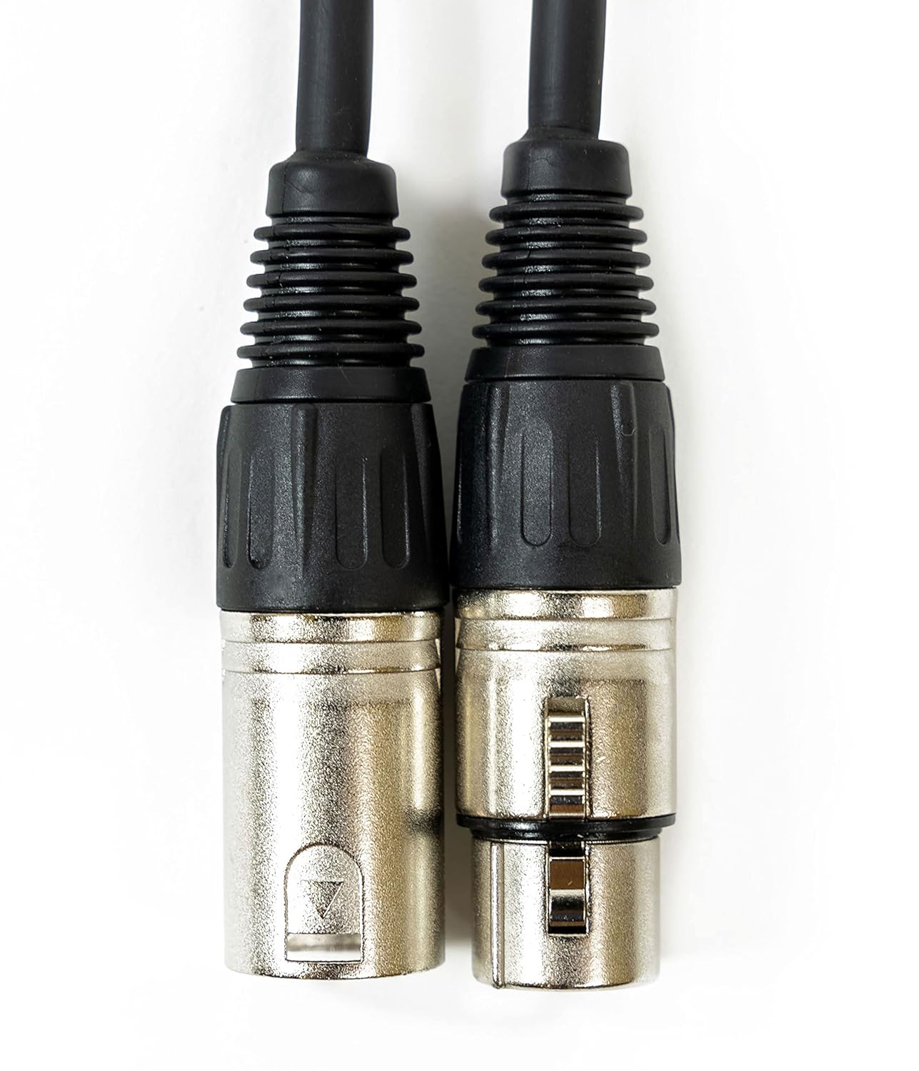 Gearlux DMX Cable, 3 Pin, Male to Female, 25 Feet - 2 Pack