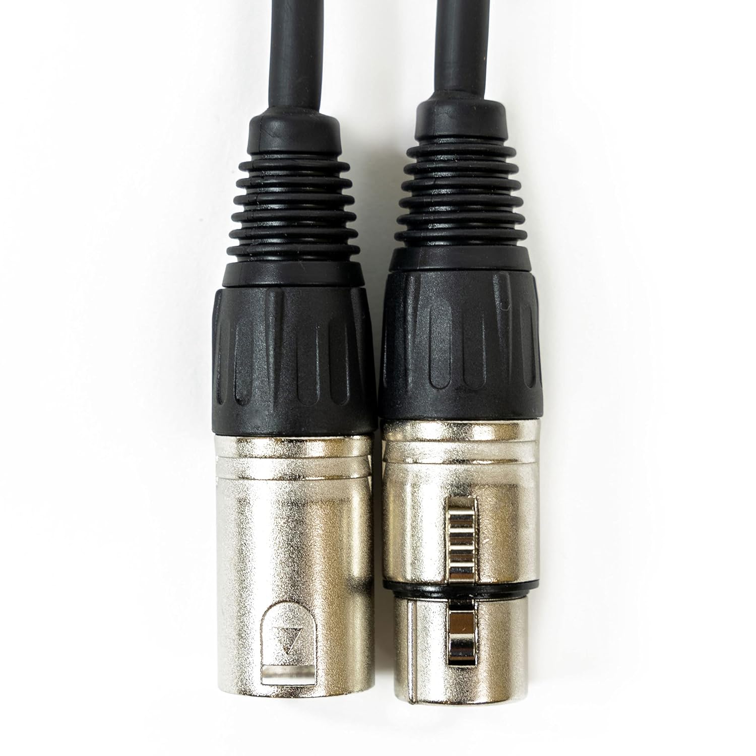 Gearlux DMX Cable, 3 Pin, Male to Female, 25 Feet - 2 Pack