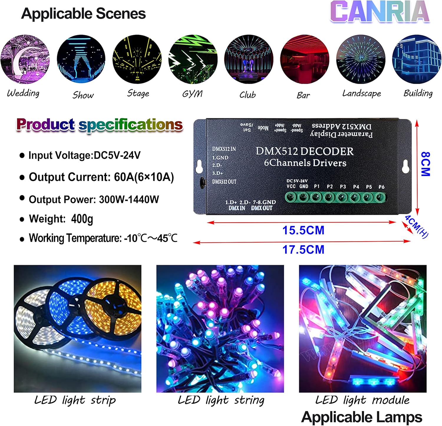 K8 ARTNET+DMX CONSOLE LED CONTROLLER, Suitable for SPI and DMX512 LED Light, Online Offline, Addressable Programmable, 1G SD Card With 96 Program Modes and Offline Software.