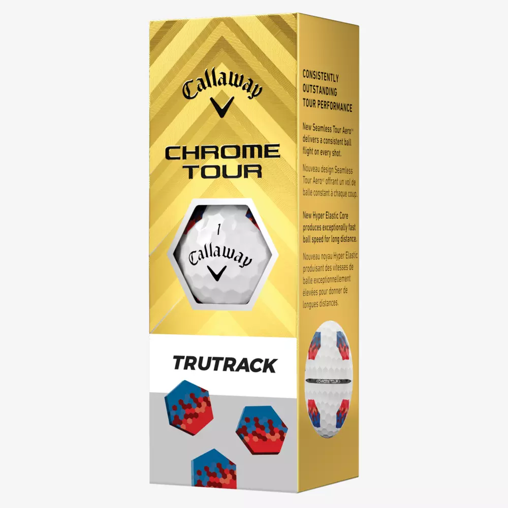 Chrome Tour TruTrack 2024 Golf Balls(4 Dozen Total 48)