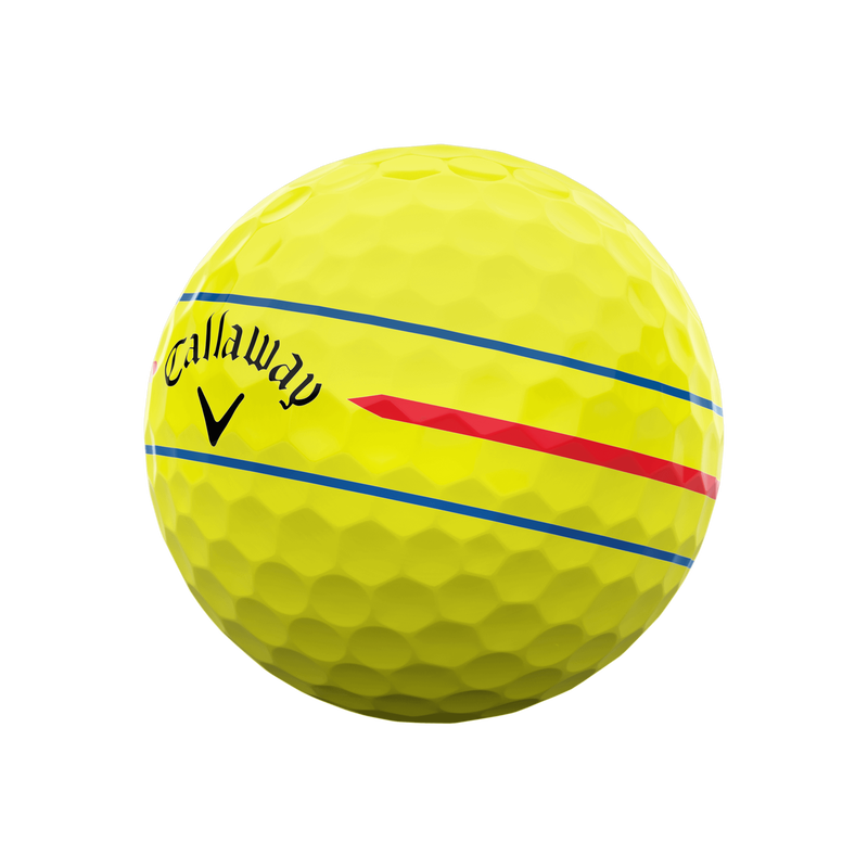 Chrome Soft 360 Triple Track Yellow Golf Balls(4 Dozen Total 48)