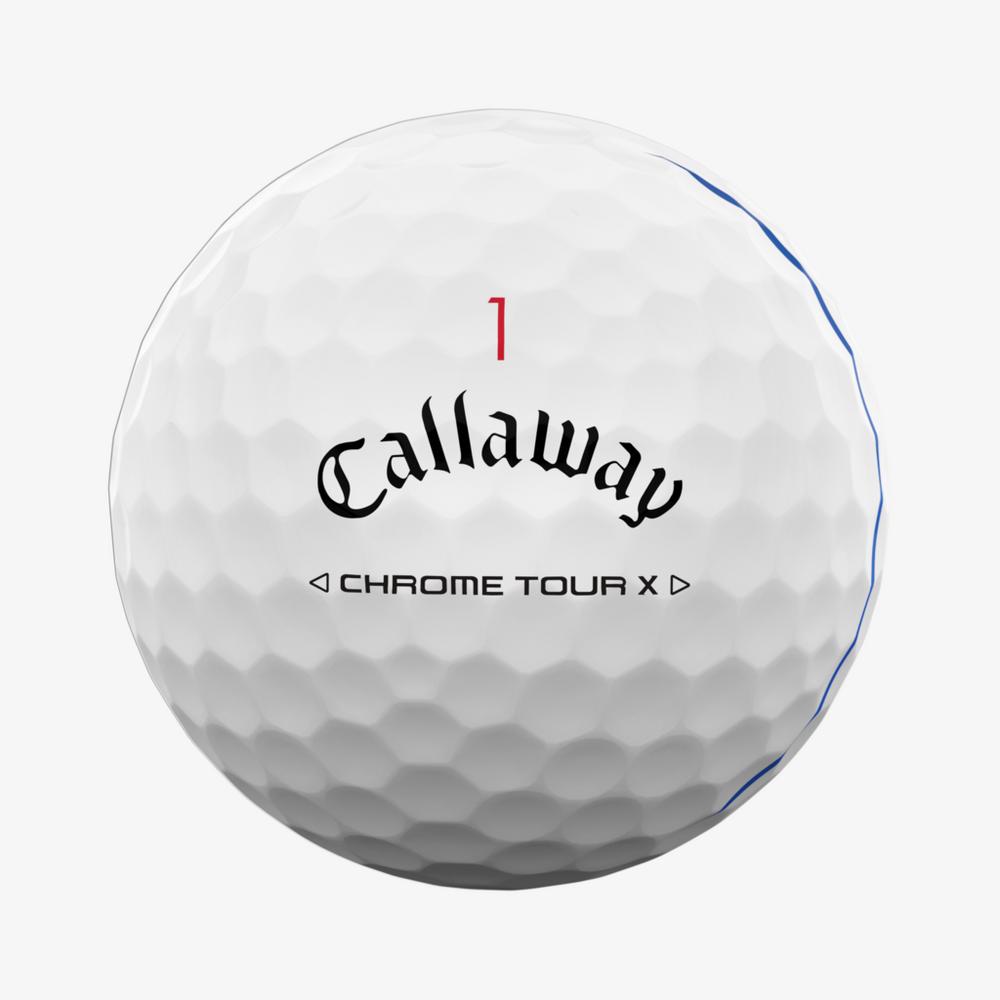 Chrome Tour X Triple Track 2024 Personalized Golf Balls(4 Dozen Total 48)
