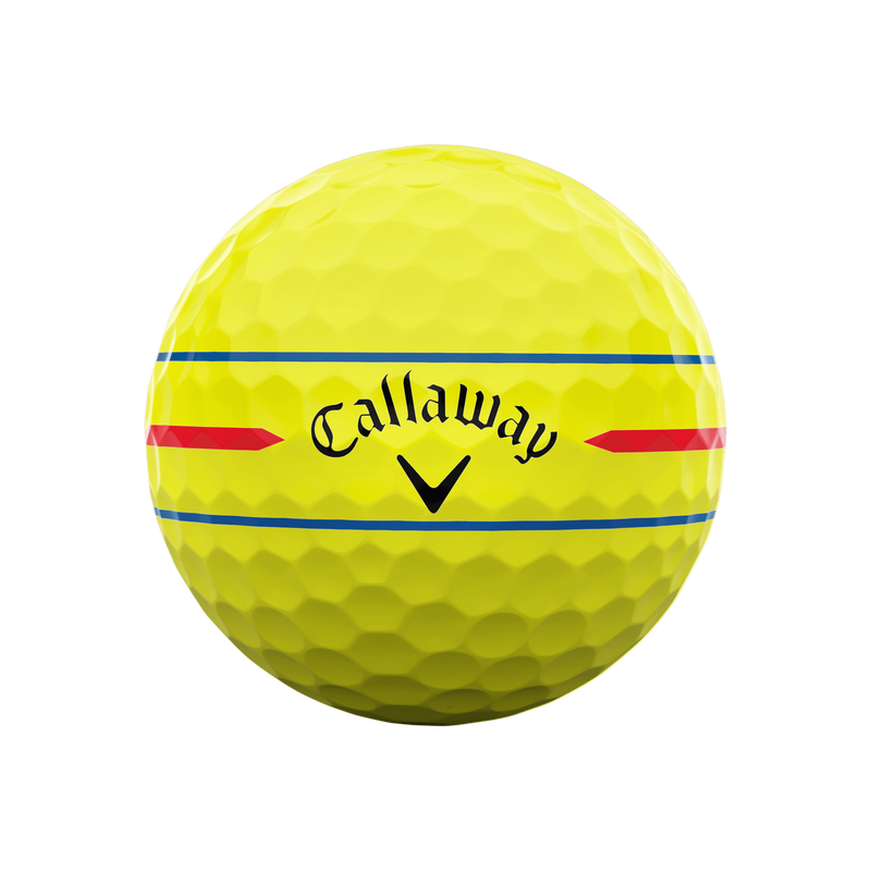 Chrome Soft 360 Triple Track Yellow Golf Balls(4 Dozen Total 48)
