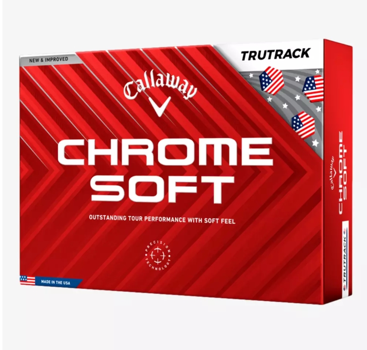 Chrome Soft TruTrack USA 2024 Golf Balls(4 Dozon Tolal 48)(4 Dozen Total 48)