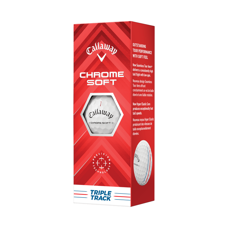 Chrome Soft Triple Track 4 Dozen Golf Balls(4 Dozen Total 48)