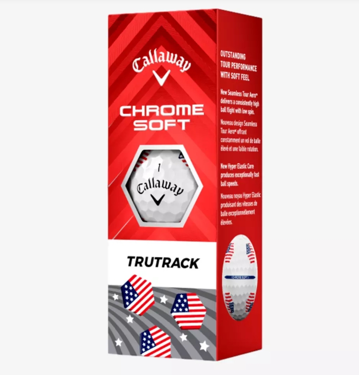 Chrome Soft TruTrack USA 2024 Golf Balls(4 Dozon Tolal 48)(4 Dozen Total 48)