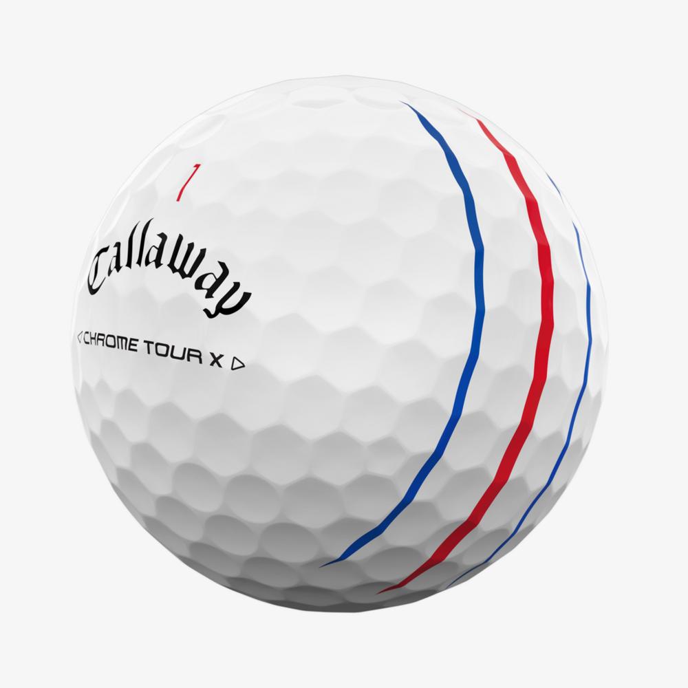 Chrome Tour X Triple Track 2024 Personalized Golf Balls(4 Dozen Total 48)