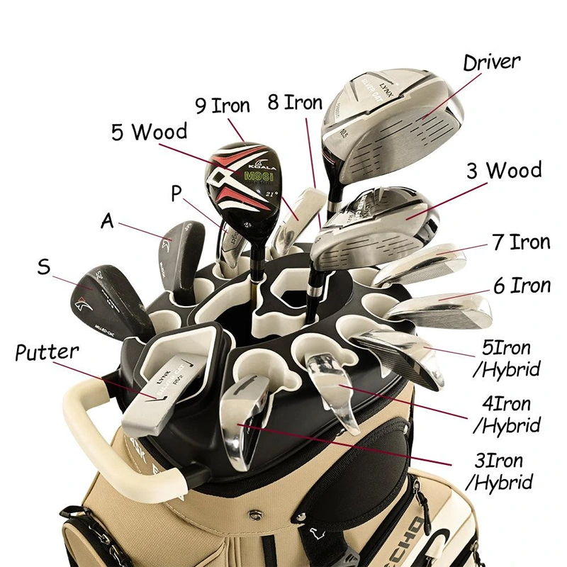 Ask Echo 2025 T-LOCK 14 Way Organizer Dividers Golf Quiet Cart Bag