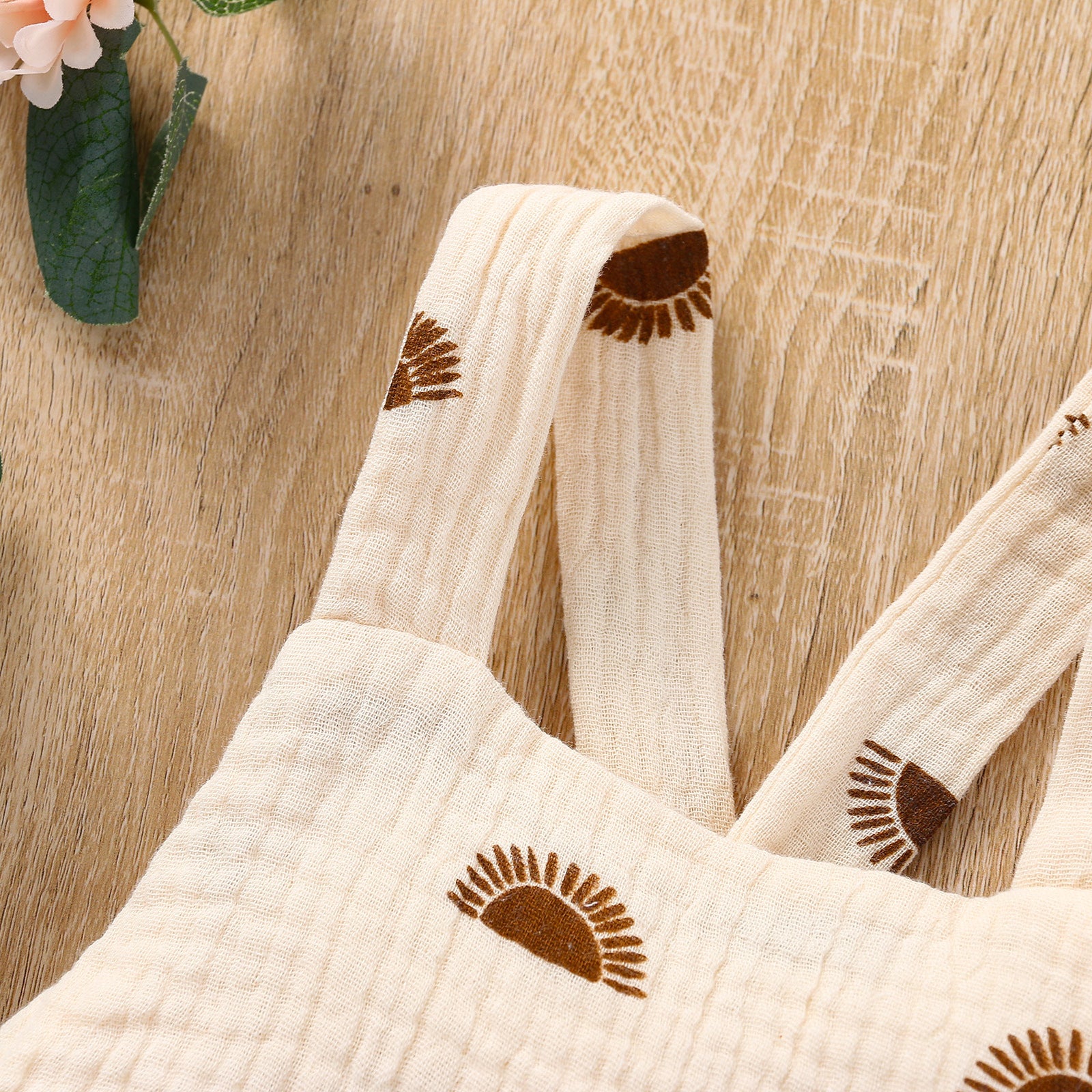 Cotton New Long Sleeve Sun Print Multi-color Braces