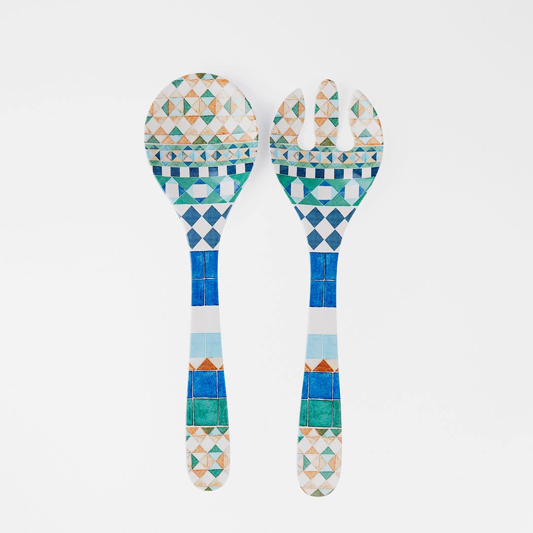 Kasbah Melamine Salad Servers Set Of 2 - Bed Bath N' Table