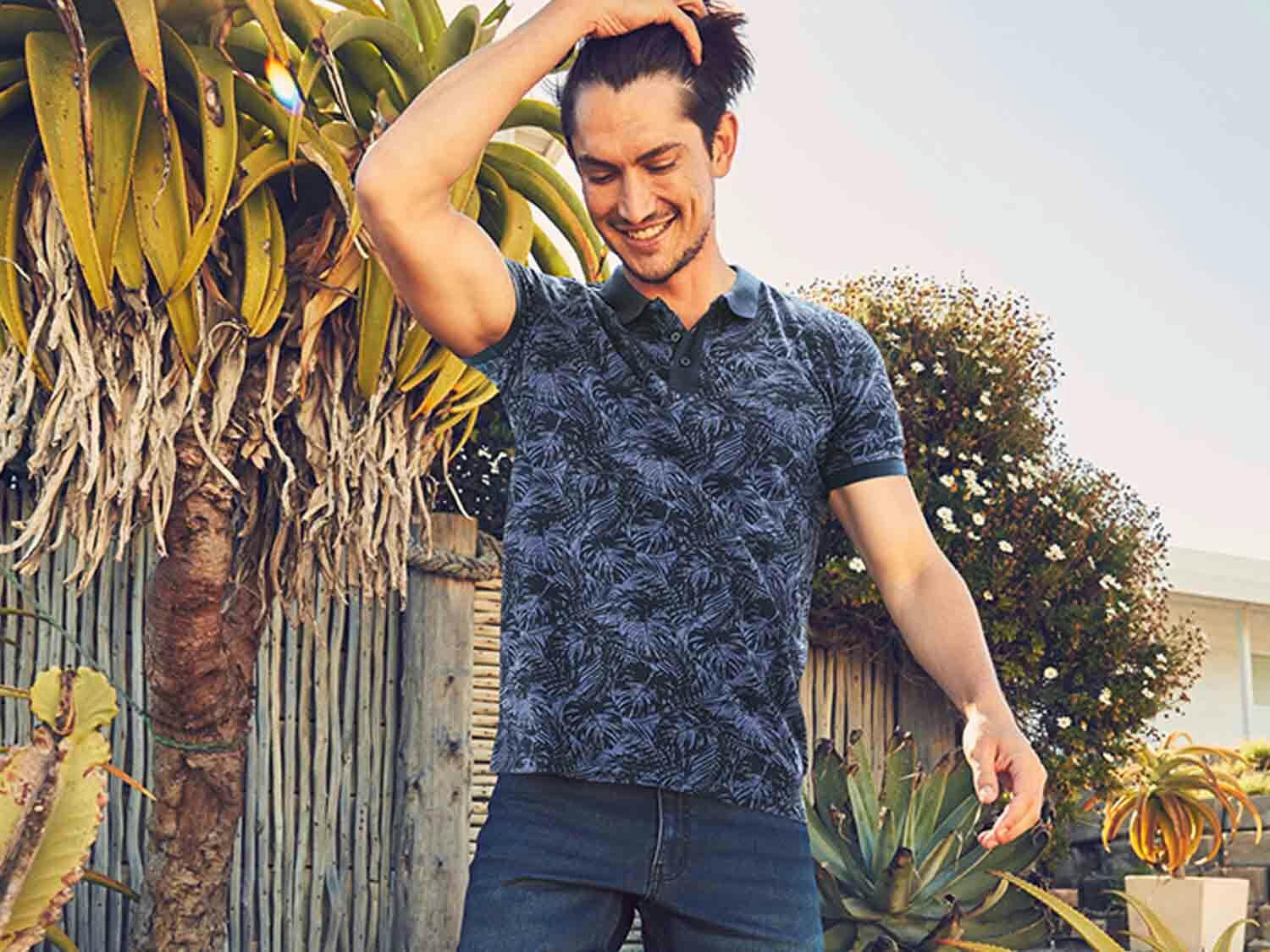 Polo slim fit para hombre