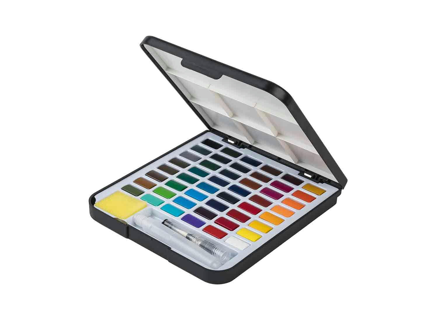 Caja de pinturas de acuarela