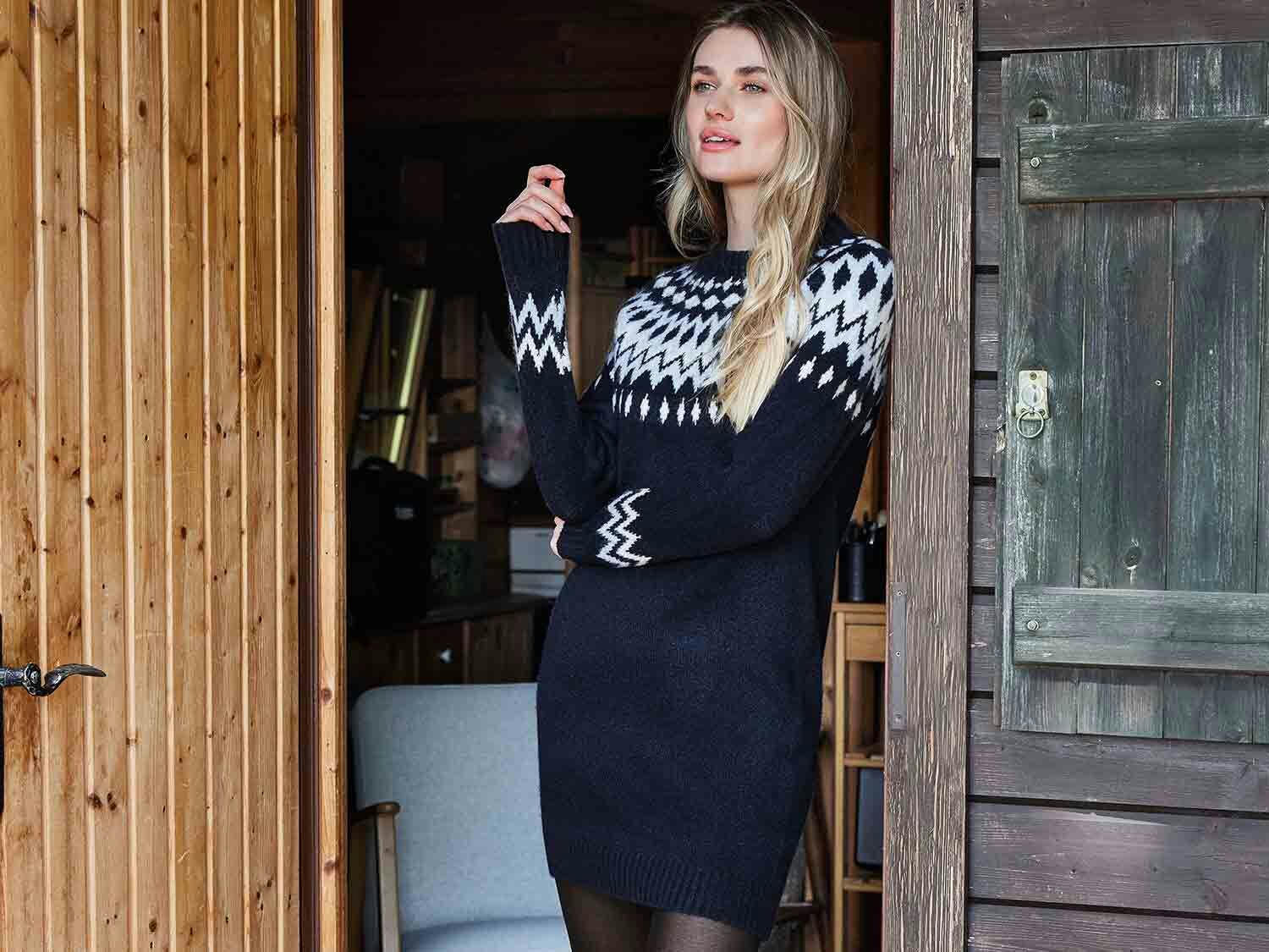 Vestido de punto para mujer