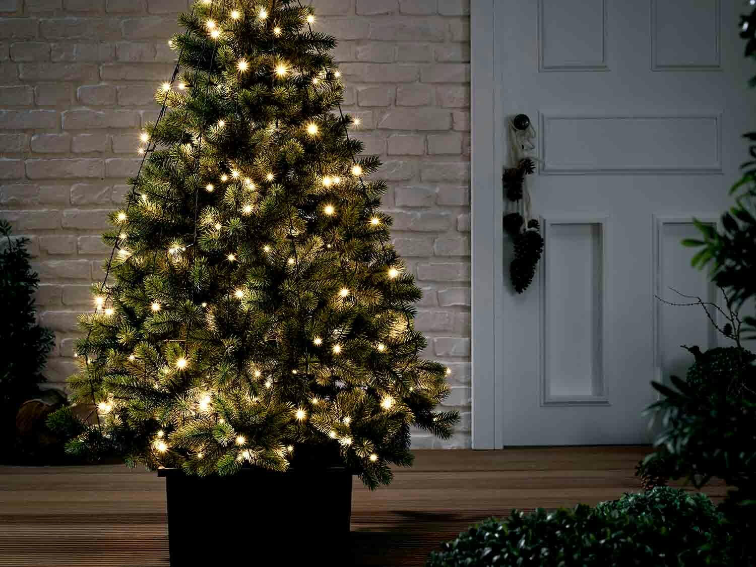 Cola de luces LED
