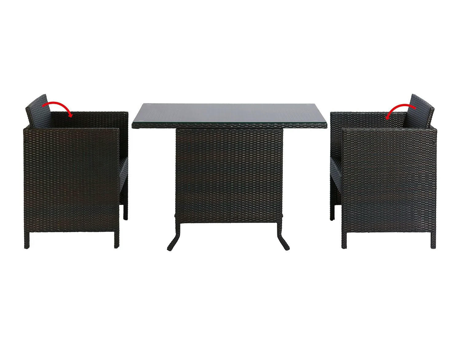 Conjunto de mesa y sillones