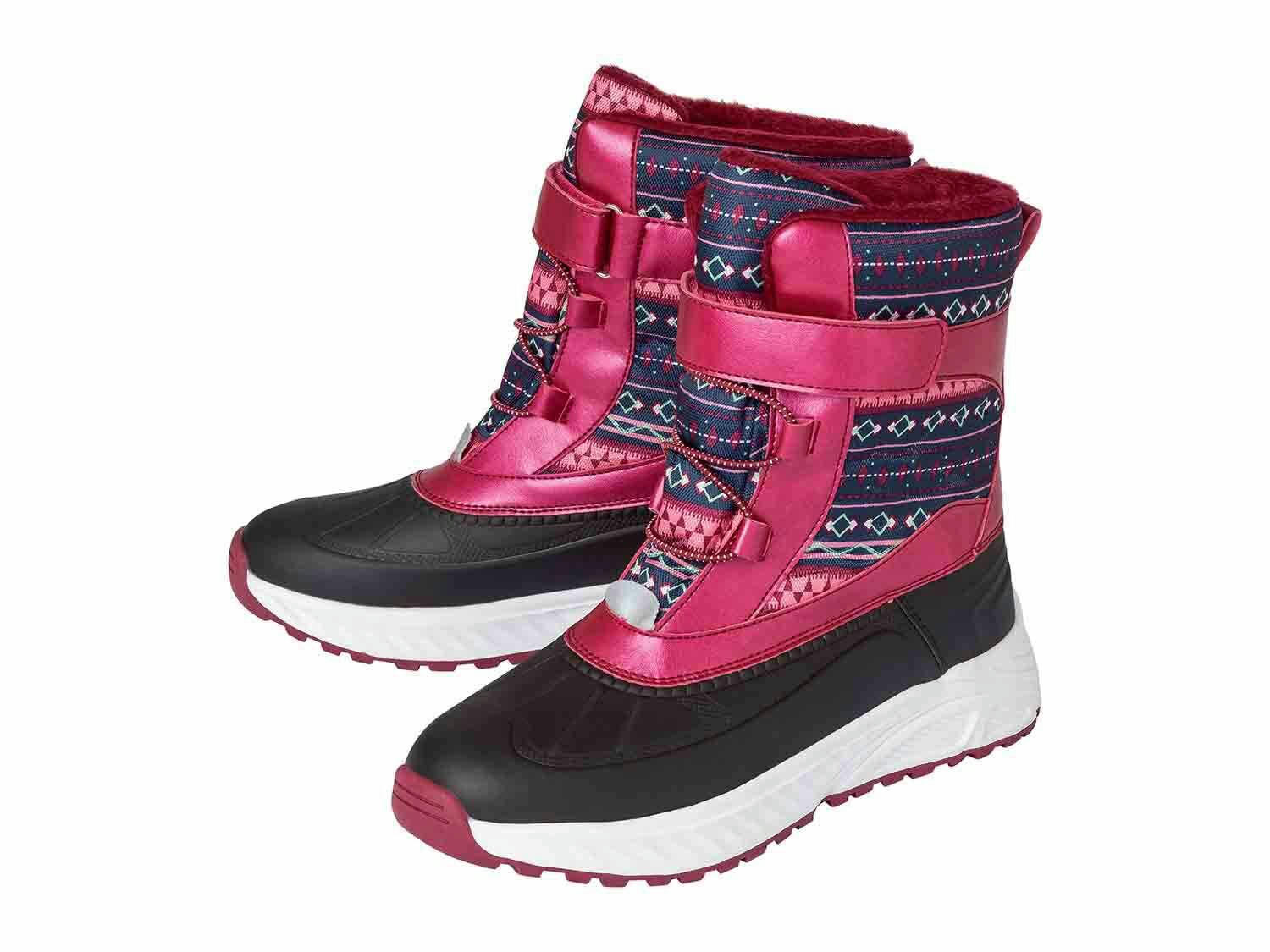 Botas de nieve con velcro infantiles