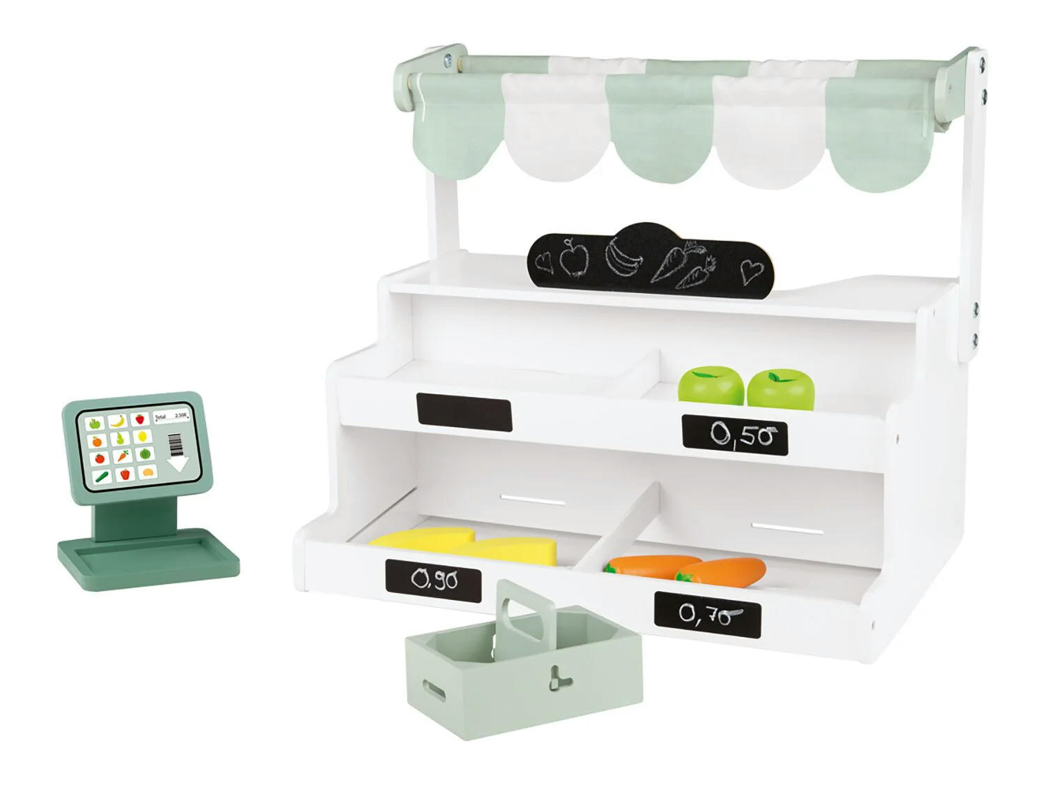 Tienda de comestibles de juguete de sobremesa