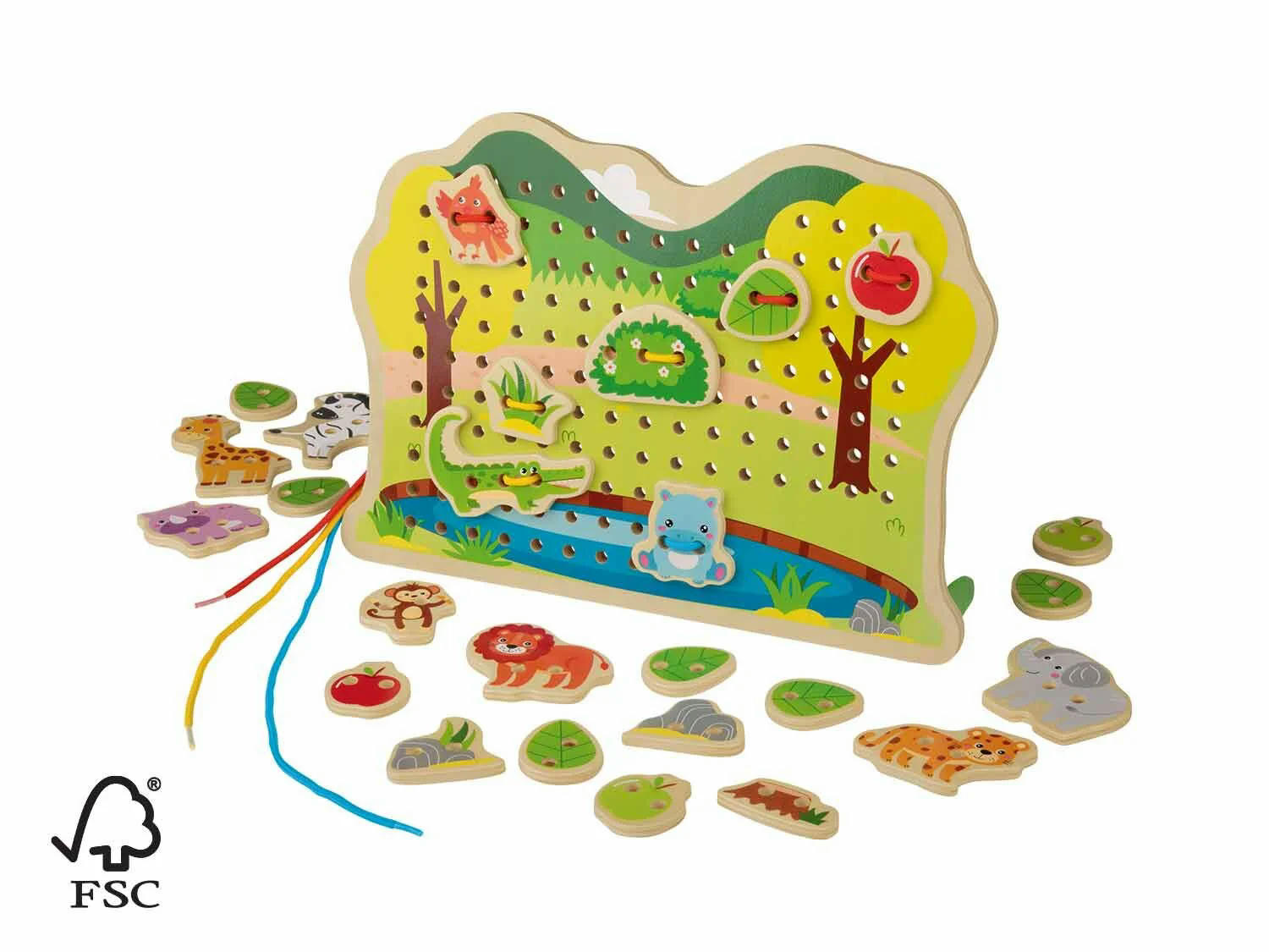 Juego de enhebrar piezas
