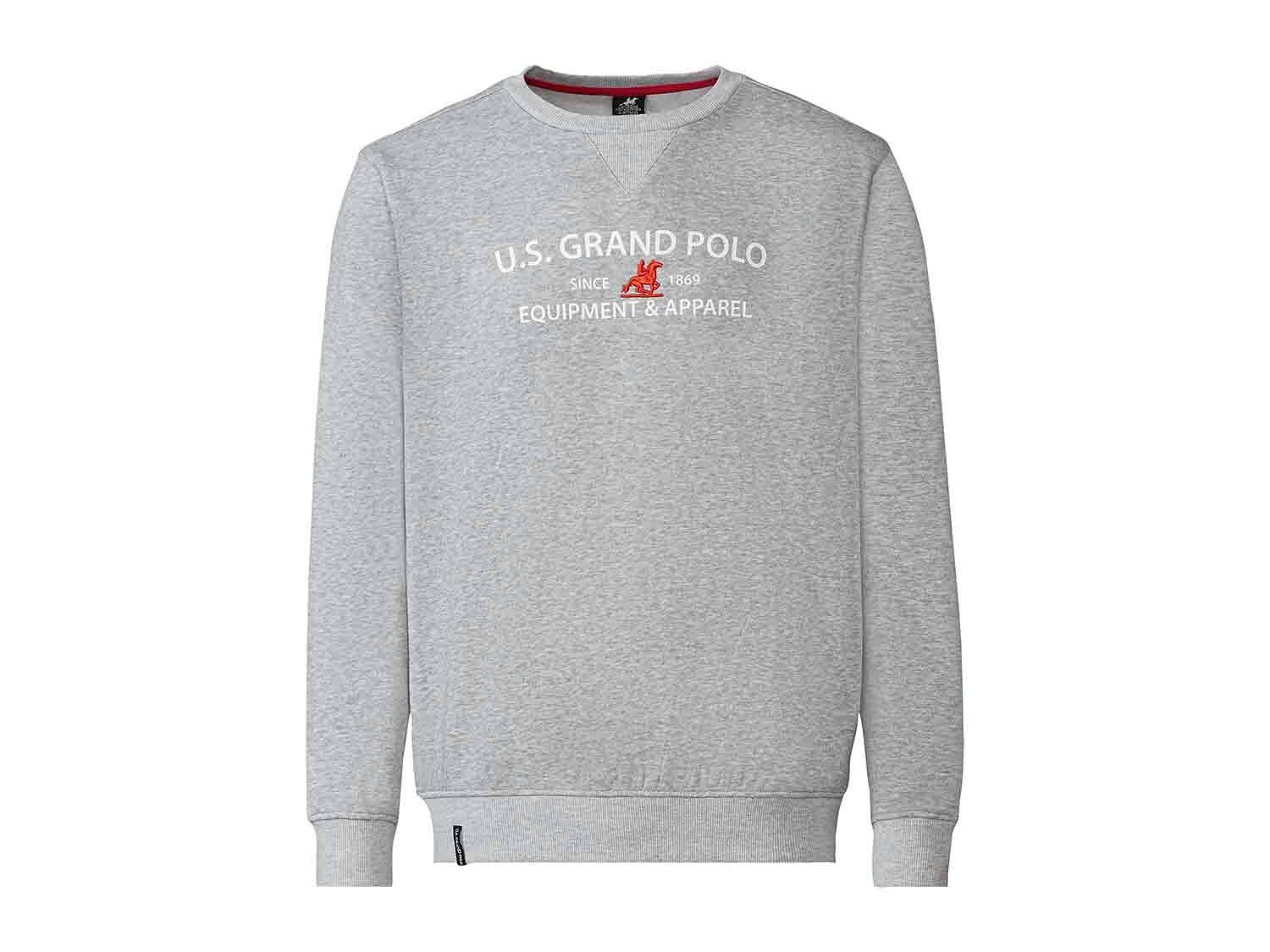 Sudadera gris para hombre
