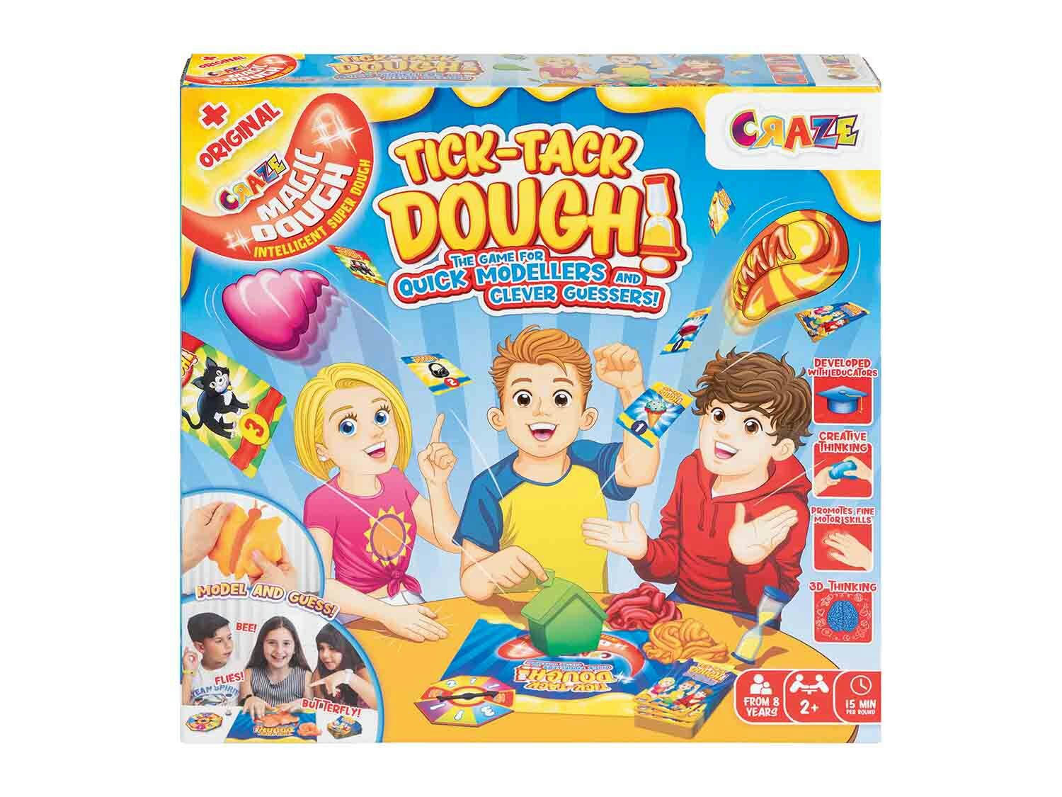 CRAZE Juego de mesa Tick-Tack Dough