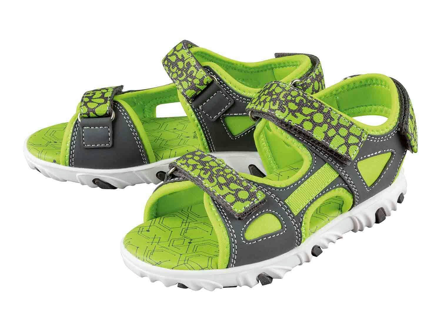 Sandalias verdes infantiles