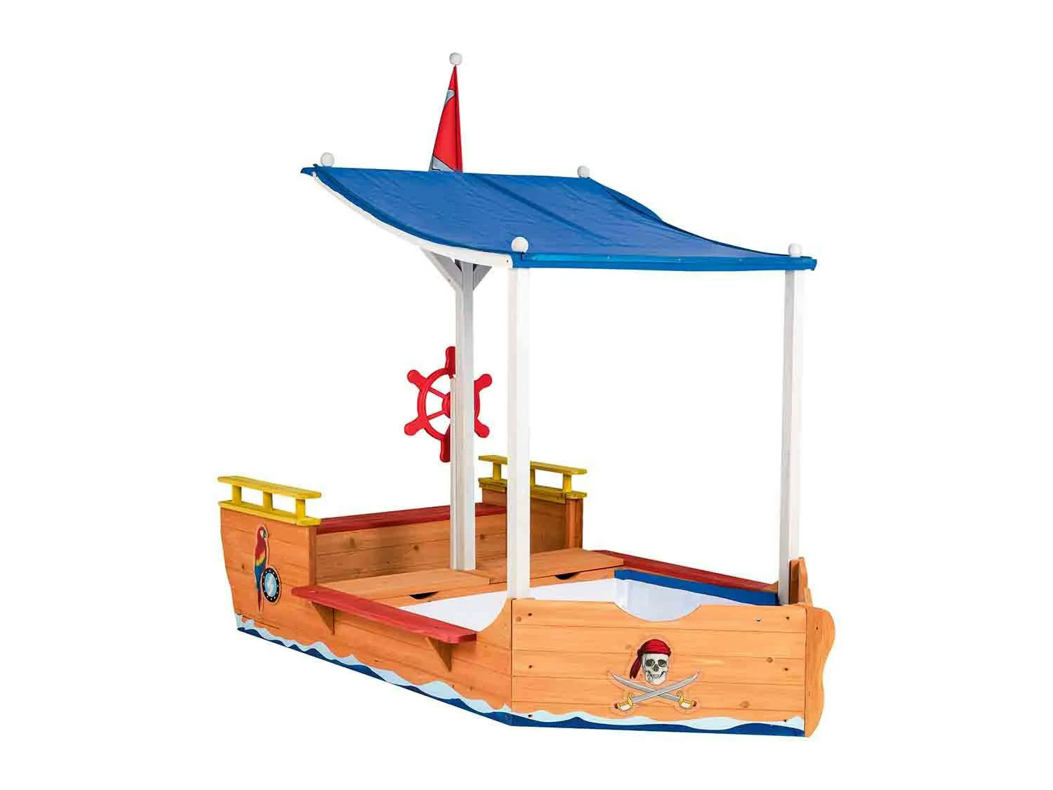 Cajón de arena Barco pirata