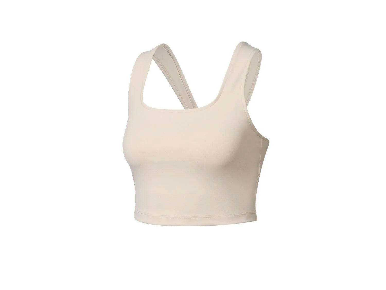 Sujetador deportivo beige