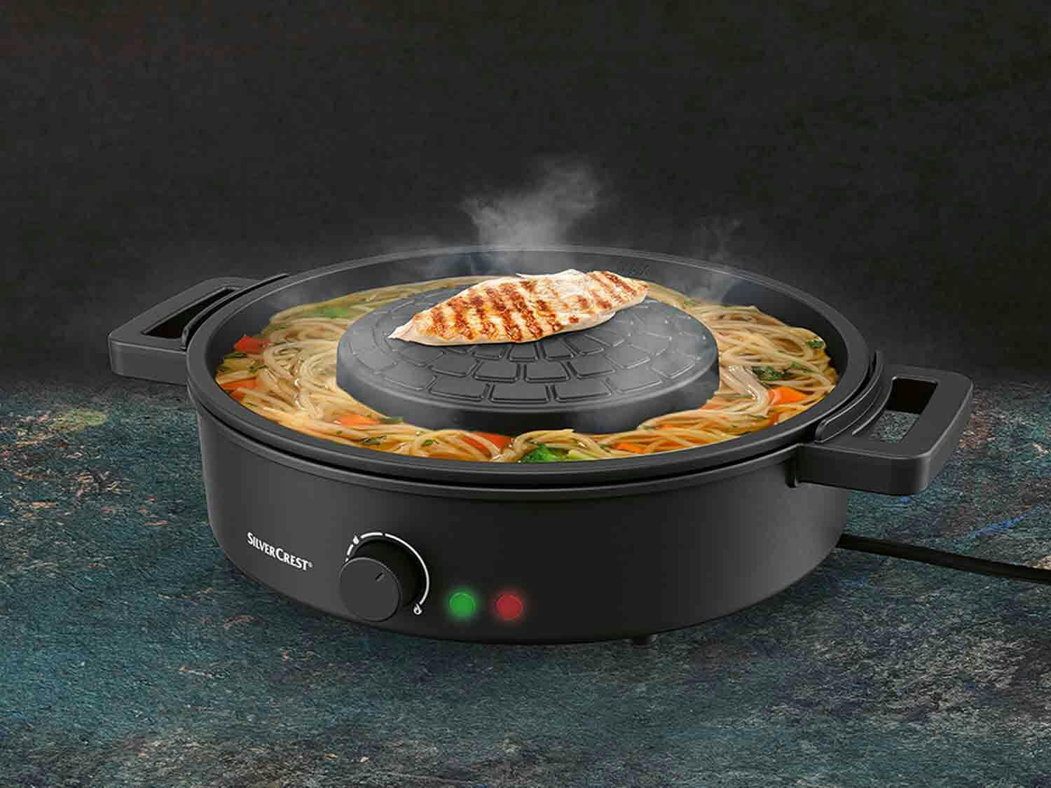 Plancha de sobremesa 2 en 1