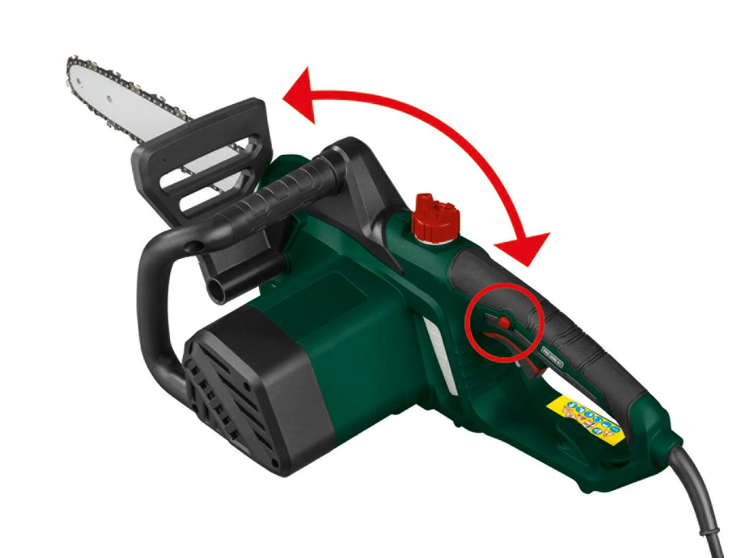 Motosierra eléctrica 2200 W