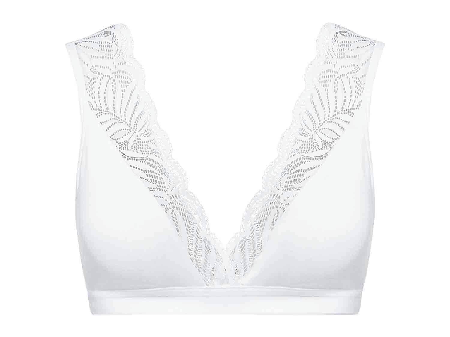 Sujetador bralette con encaje para mujer