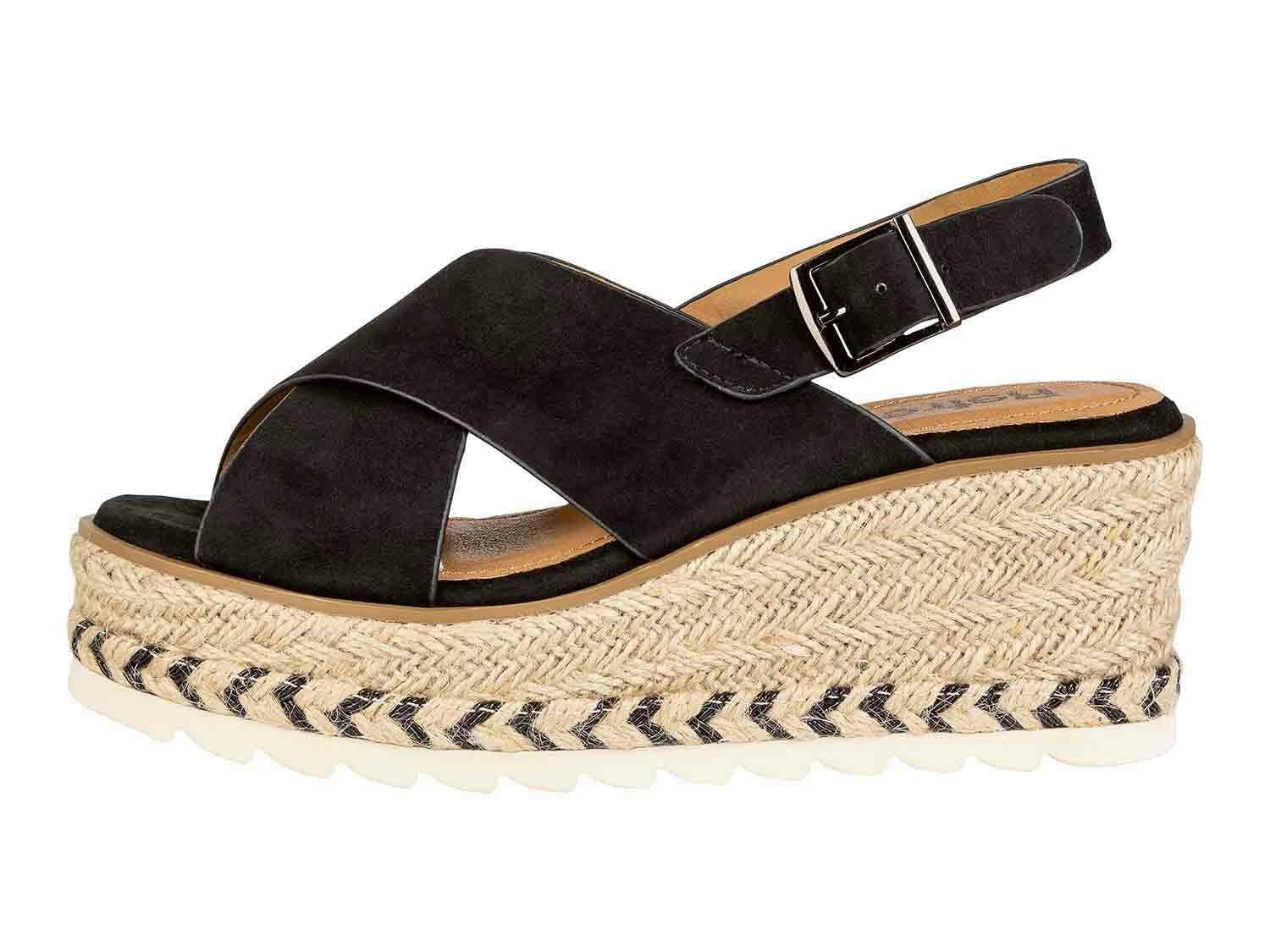 Refresh Sandalias cruzadas de cuña para mujer