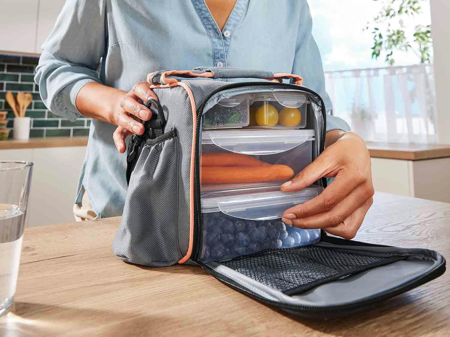 Bolsa isotérmica con fiambreras
