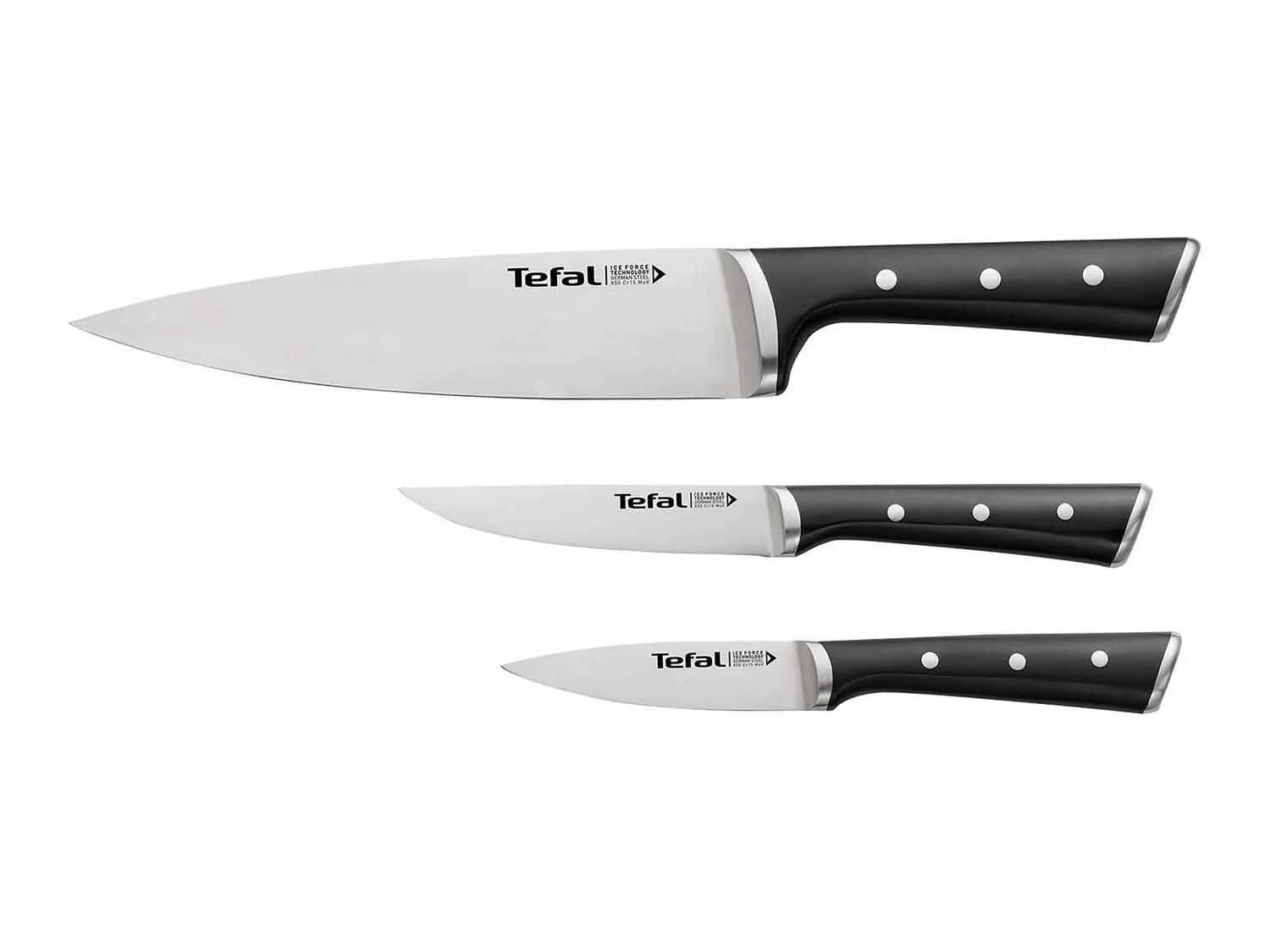Tefal ® Ice Force Juego de cuchillos 3 uds