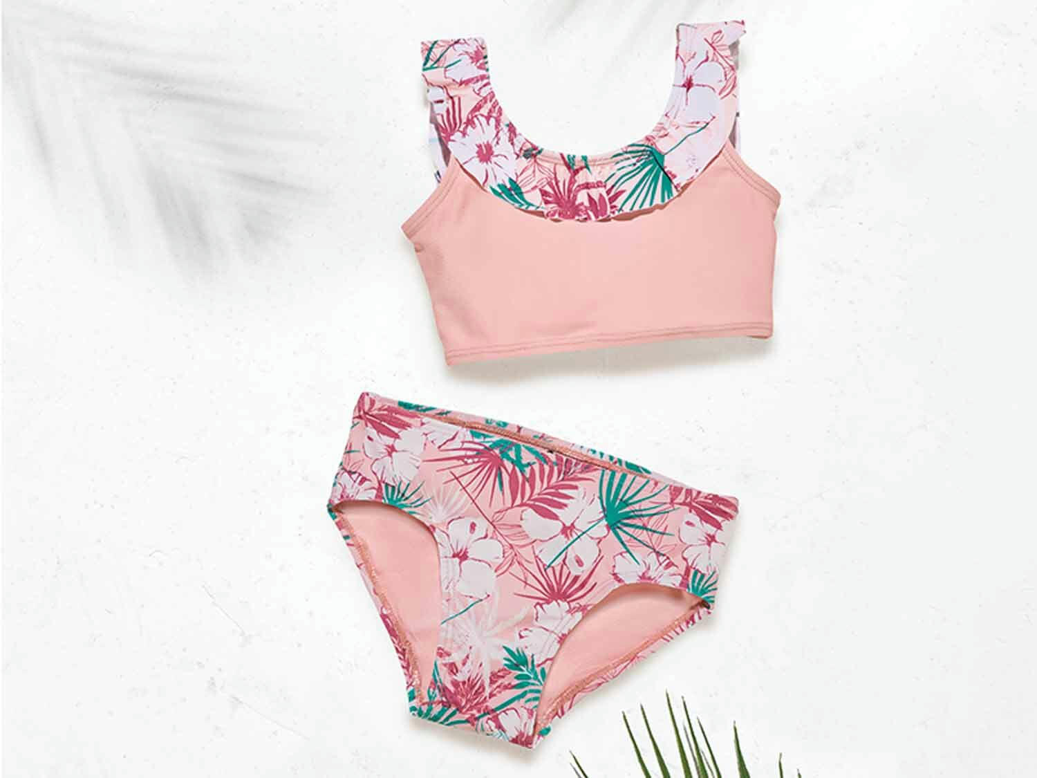 Biquini infantil estampado