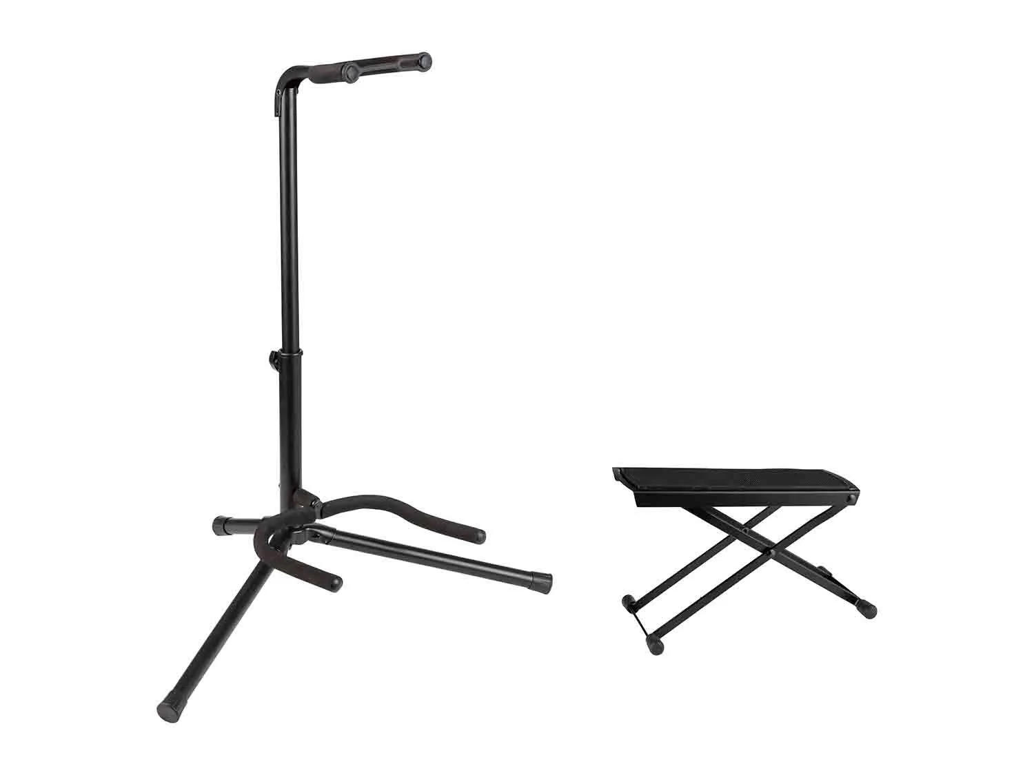 Soporte para guitarra con reposapiés