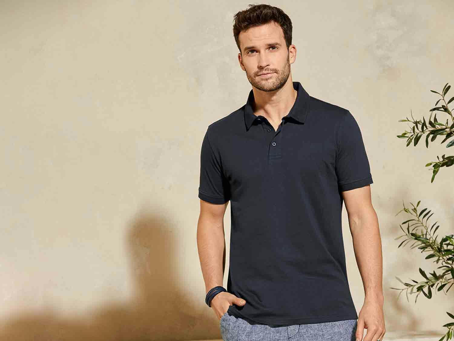 Polo de lino para hombre