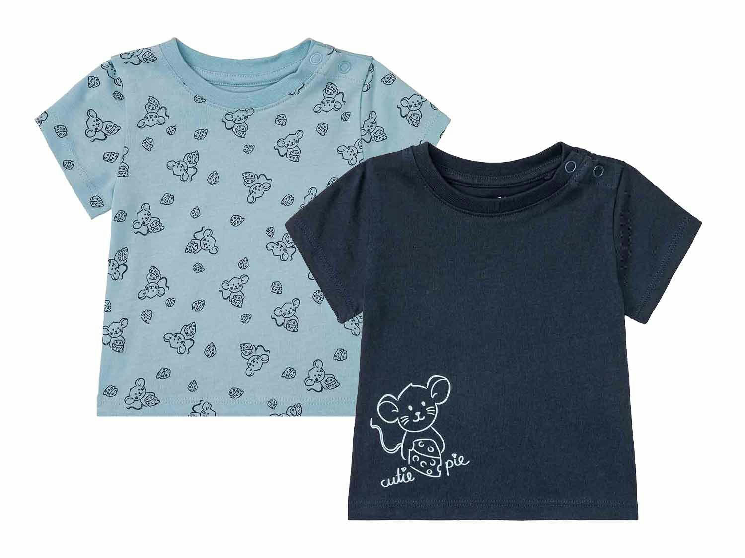 Camisetas para bebé pack 2